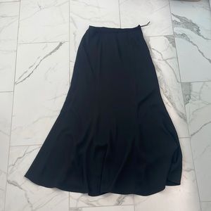 Black Maxi Skirt - high rise